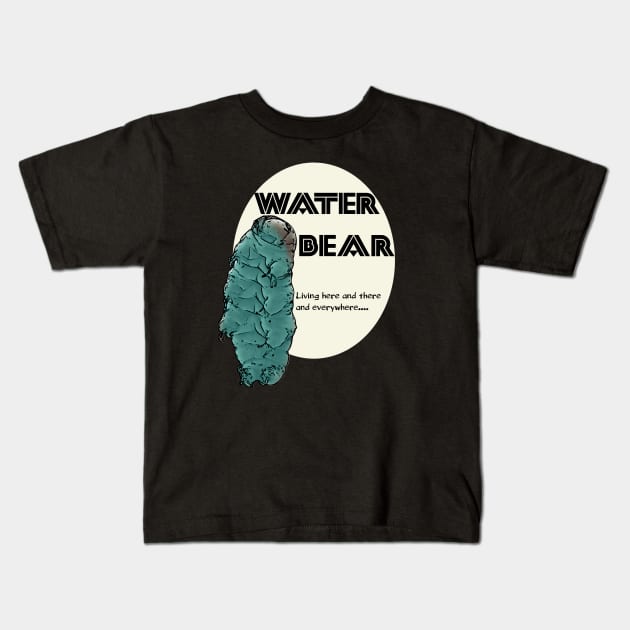 Water Bears Everywhere, Hardy Tardigrade Kids T-Shirt by MadLils